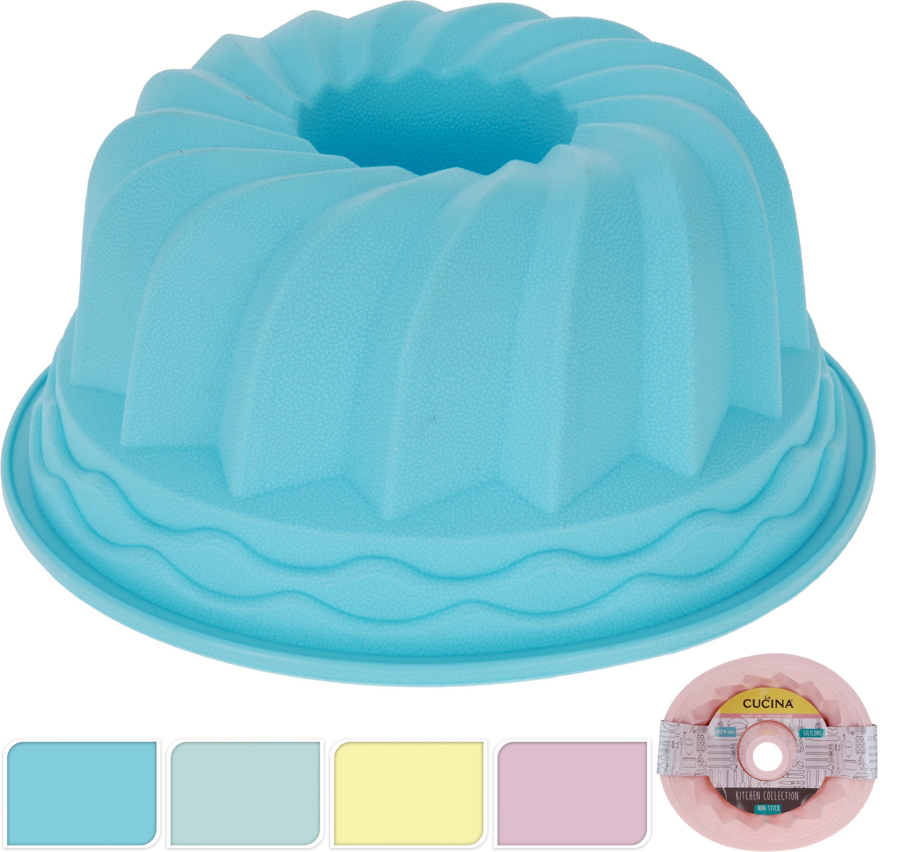 Silicon sockerkaksform -pastell (Grön)