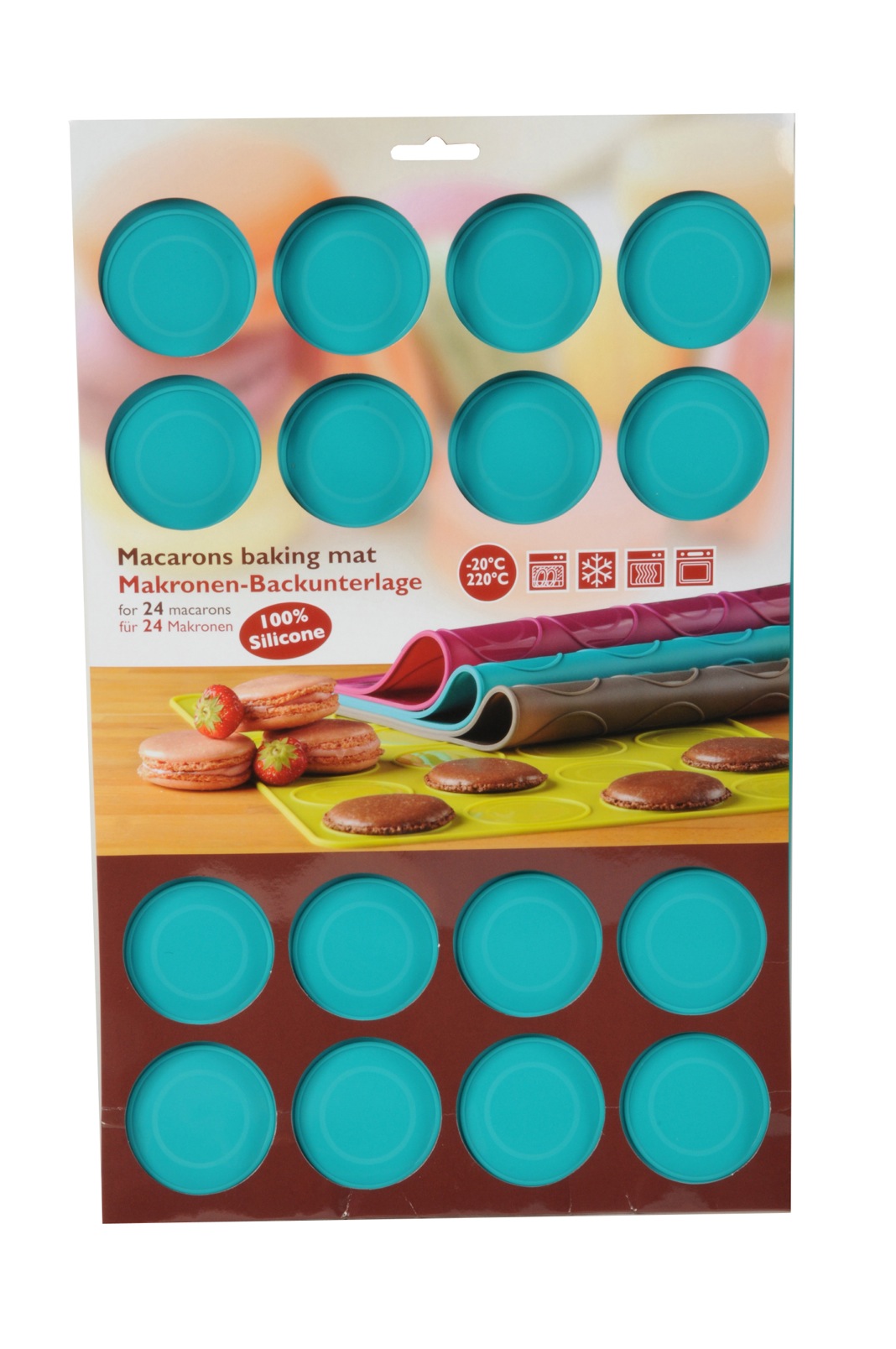 Macarons bakunderlag (lila)
