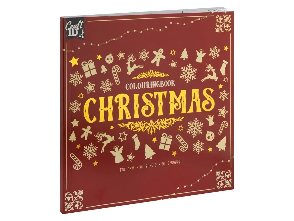 Målarbok för vuxna - Julmotiv