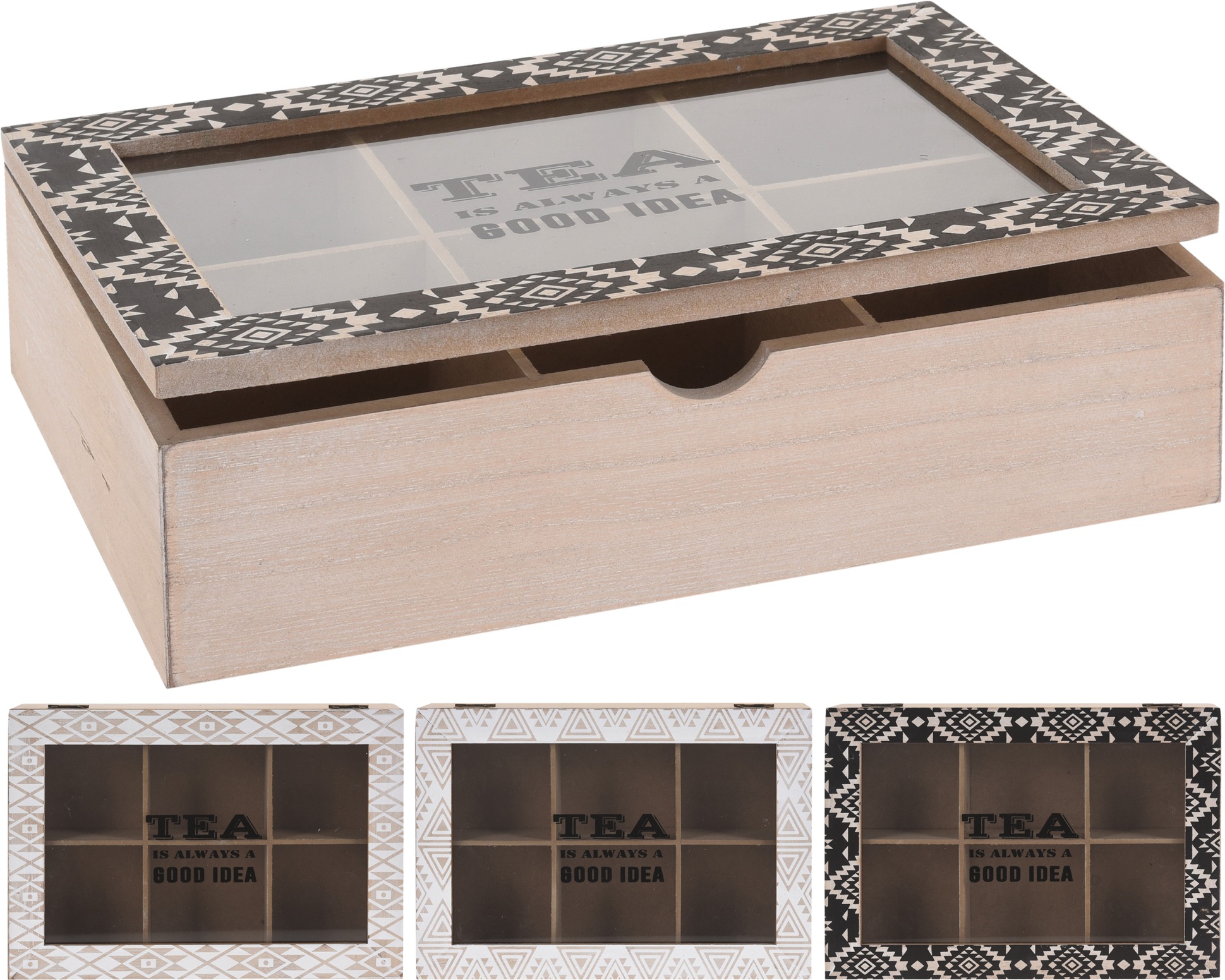 Telåda (Beige med inkamönster)