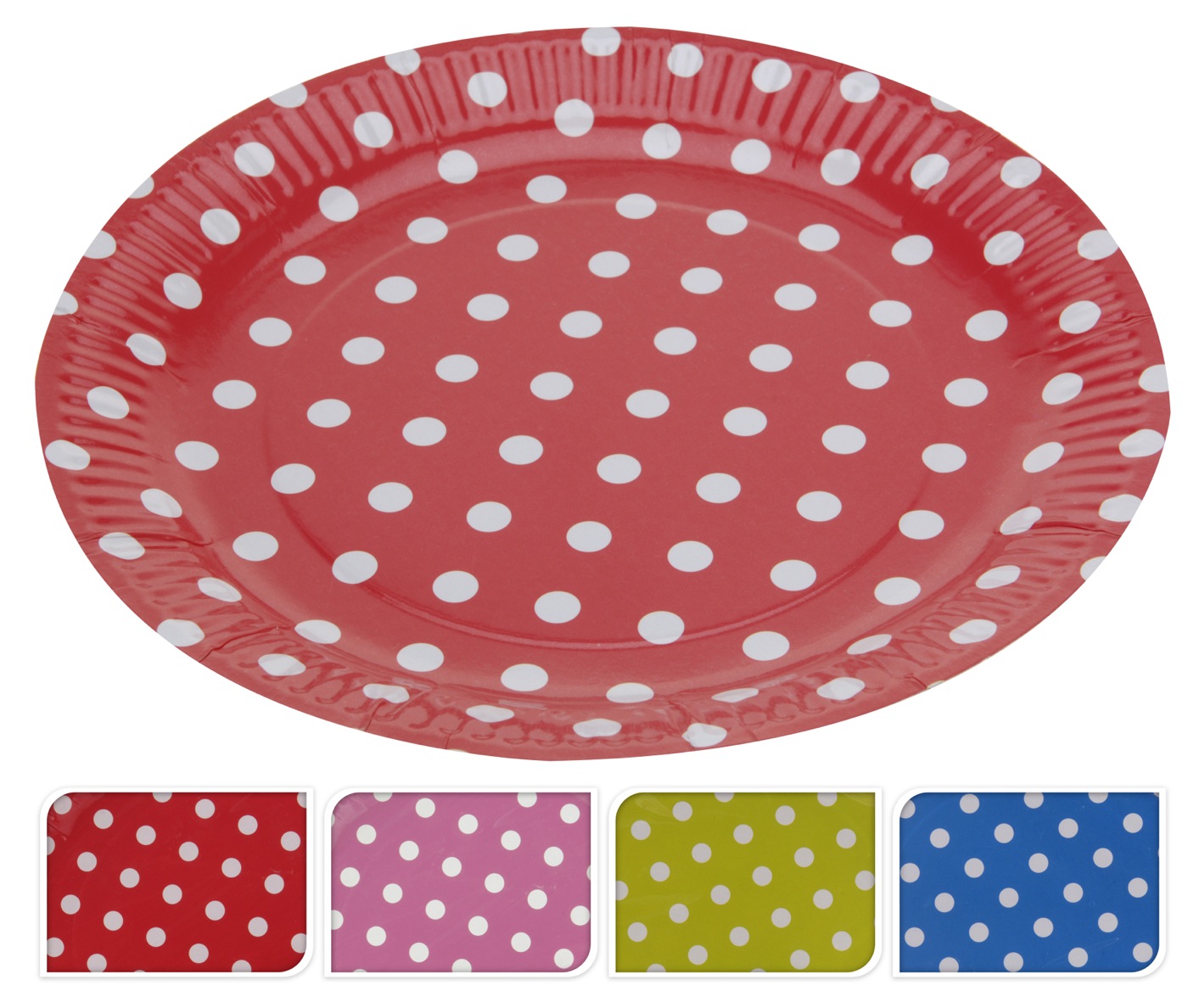 Papperstallrik 8-pack (Rosa)