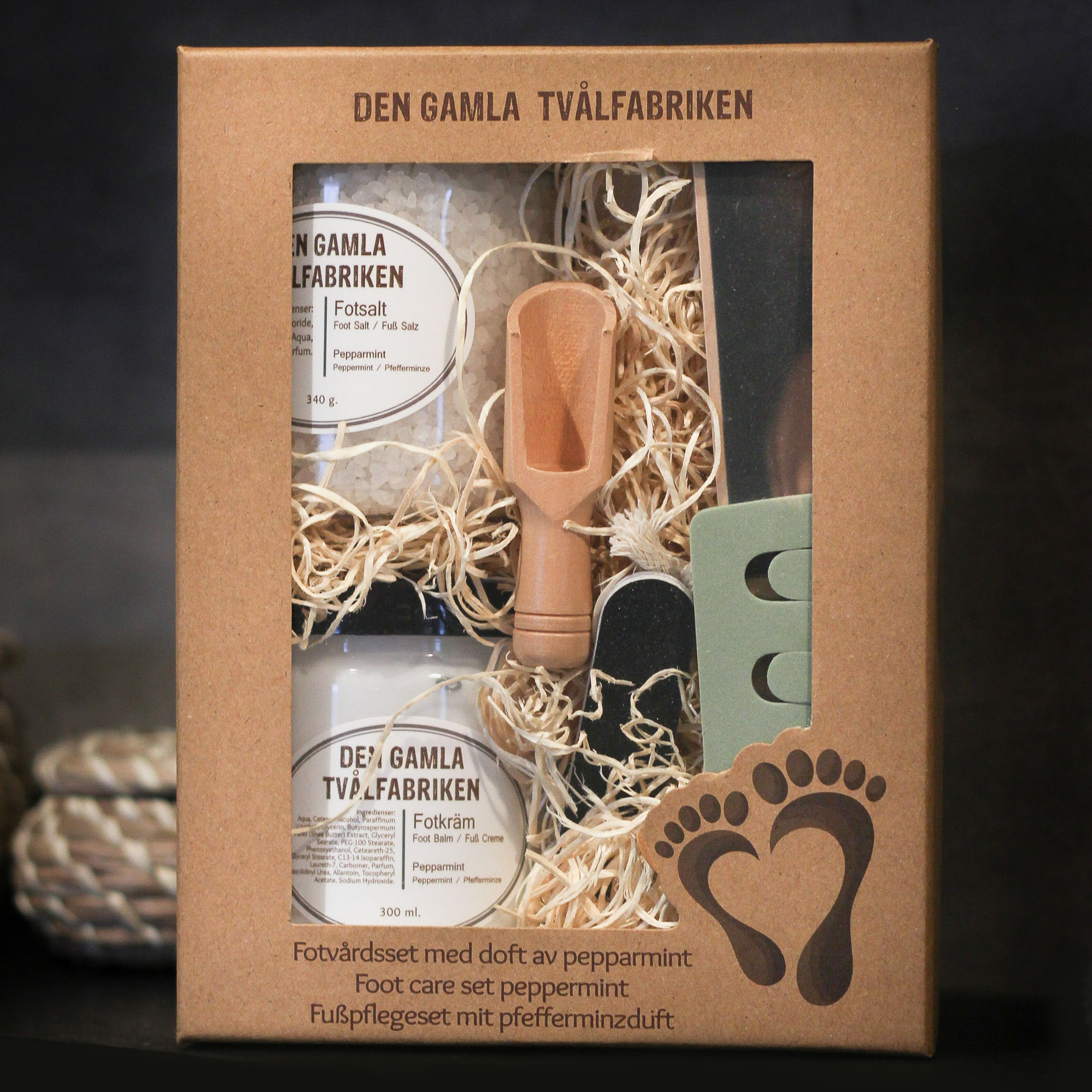 Fotvårdsset "Den Gamla Tvålfabriken" (pepparmint)